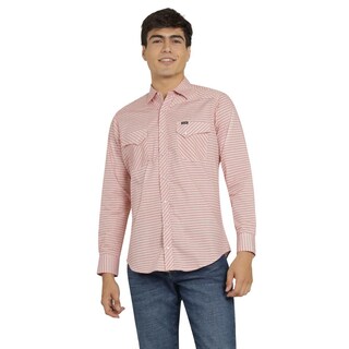 Foto 1 | Foto 1 | Camisa Vaquera Wrangler Hombre 20 Extreme Slim Manga Larga 818 Coral
