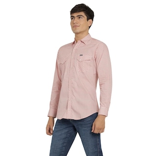 Foto 2 | Foto 2 | Camisa Vaquera Wrangler Hombre 20 Extreme Slim Manga Larga 818 Coral