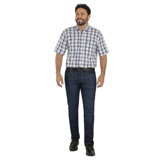 Foto 4 | Foto 4 | Camisa Lee Hombre Classic Regular Manga Corta 825 Azul Marino