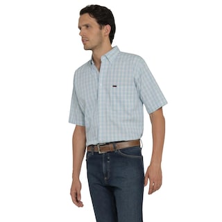 Foto 2 | Foto 2 | Camisa Lee Hombre Classic Regular Manga Corta 828 Azul