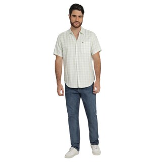 Foto 4 | Foto 4 | Camisa Lee Hombre Quality Genuine Slim Fit Manga Corta 800 Verde