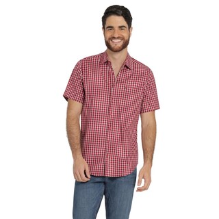 Foto 1 | Foto 1 | Camisa Lee Hombre Quality Genuine Slim Fit Manga Corta 837 Vino