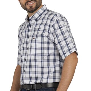 Foto 5 | Foto 5 | Camisa Lee Hombre Classic Regular Manga Corta 825 Azul Marino