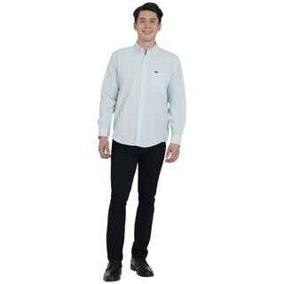 Foto 4 | Foto 4 | Camisa Lee Hombre Classic Regular Manga Larga 671 Azul Cielo