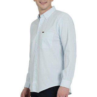 Foto 5 | Foto 5 | Camisa Lee Hombre Classic Regular Manga Larga 671 Azul Cielo