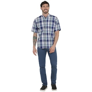 Foto 4 | Foto 4 | Camisa Lee Hombre Classic Regular Manga Corta 720 Azul