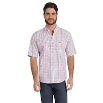 Camisa Lee Hombre Classic Regular Manga Corta 747 Salmon