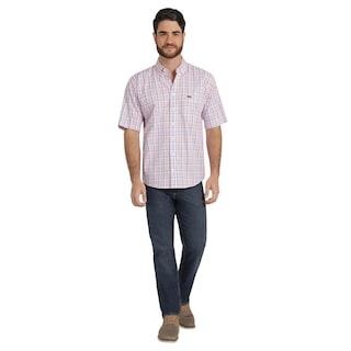 Foto 4 | Foto 4 | Camisa Lee Hombre Classic Regular Manga Corta 747 Salmon