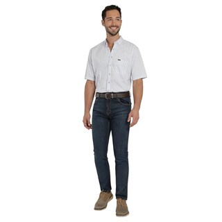 Foto 4 | Foto 4 | Camisa Lee Hombre Classic Regular Manga Corta 734 Amarillo