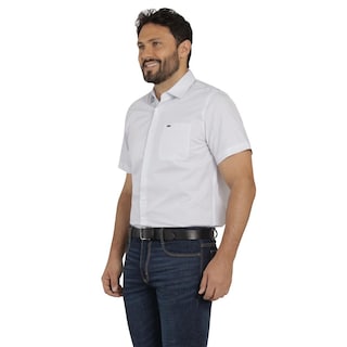 Foto 2 | Foto 2 | Camisa Lee Hombre Quality Genuine Slim Fit Manga Corta 799 Blanco