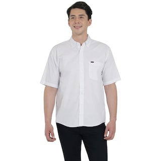 Foto 1 | Foto 1 | Camisa Lee Hombre Classic Regular Manga Corta 798 Blanco