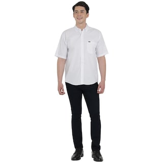 Foto 4 | Foto 4 | Camisa Lee Hombre Classic Regular Manga Corta 798 Blanco