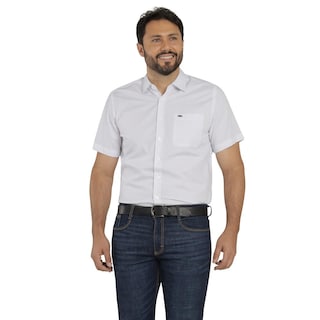 Foto 1 | Foto 1 | Camisa Lee Hombre Quality Genuine Slim Fit Manga Corta 799 Blanco
