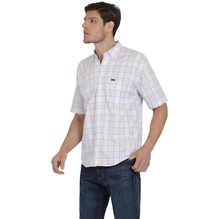 Foto 2 | Foto 2 | Camisa Lee Hombre Classic Regular Manga Corta 770 Rosa