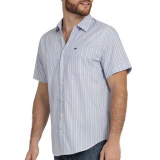 Foto 5 | Foto 5 | Camisa Lee Hombre Quality Genuine Slim Fit Manga Corta 804 Azul