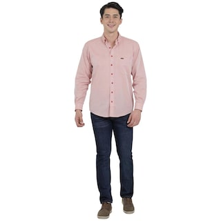 Foto 4 | Foto 4 | Camisa Lee Classic Regular Manga Larga 740 Naranja para Hombre