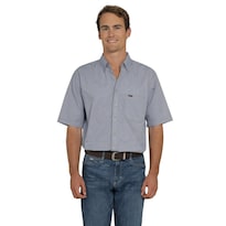 Camisa Lee Classic Regular Manga Corta 786 Gris para Hombre