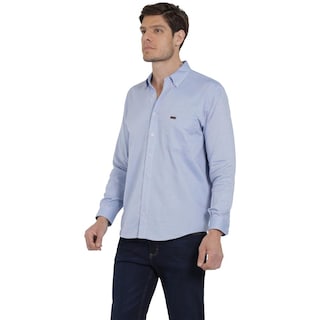Foto 2 | Foto 2 | Camisa Lee Hombre Classic Regular Manga Larga 788 Azul