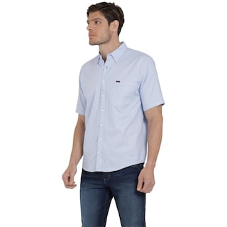 Foto 2 | Foto 2 | Camisa Lee Hombre Classic Regular Manga Corta 693 Azul