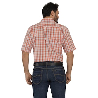 Foto 3 | Foto 3 | Camisa Lee Hombre Classic Regular Manga Corta 826 Rojo