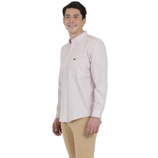 Foto 2 | Foto 2 | Camisa Lee Classic Regular Manga Larga Lila para Hombre