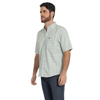 Foto 2 | Foto 2 | Camisa Lee Classic Regular Manga Corta 827 Verde para Hombre