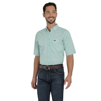 Camisa Lee Hombre Classic Regular Manga Corta 789 Verde