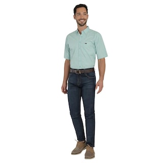 Foto 4 | Foto 4 | Camisa Lee Hombre Classic Regular Manga Corta 789 Verde
