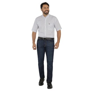 Foto 4 | Foto 4 | Camisa Lee Hombre Classic Regular Manga Corta 694 Blanco