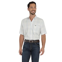 Camisa Lee Classic Regular Manga Corta 760 Azul para Hombre