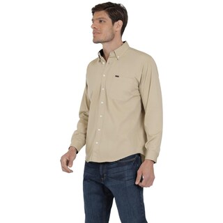 Foto 2 | Foto 2 | Camisa Lee Classic Regular Manga Larga 634 Café para Hombre