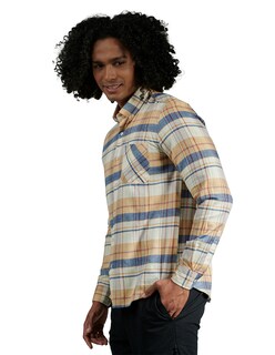 Foto 3 | Foto 3 | Camisa Regular Fit con Cuello Abotonado 228204 color Beige