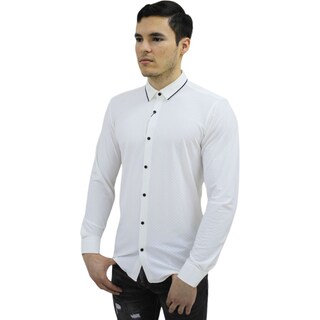 Foto 1 | Foto 1 | Camisa Barabas 2b403 Blanca Para Hombre