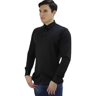 Foto 1 | Foto 1 | Camisa Barabas 2b400 Negra Para Hombre
