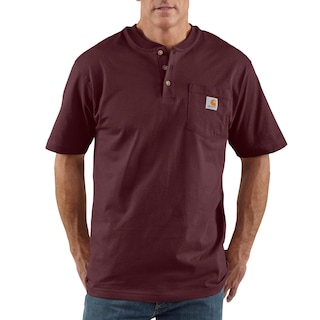 Foto 1 | Foto 1 | Camisa Carhartt Workwear Pocket Henley Para Hombre Port - Xl - Venta Internacional.