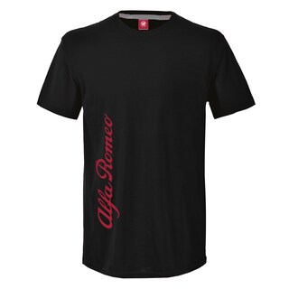 Foto 1 | Foto 1 | Alfa Romeo Playera Caballero Algodón Suavizado Logo Vertical Estilo Racing Casual