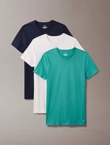 Camisetas Calvin Klein Algodon Cuello Redondo Comodo 4036311 3 Pack - Original