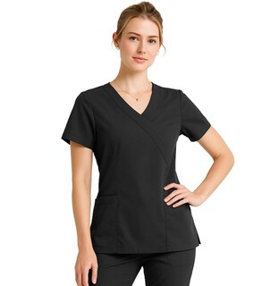 Foto 5 | Foto 5 | U4u Uniforms - Filipina Premium Para Mujer Cuello En V Cruzado Con Elastico En La Espalda - Diseño Cómodo Y Profesional