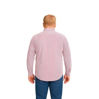 Foto 2 | Foto 2 | Camisa Big Kong Manga Larga Cuadros Rosa Y Azul Talla Grande