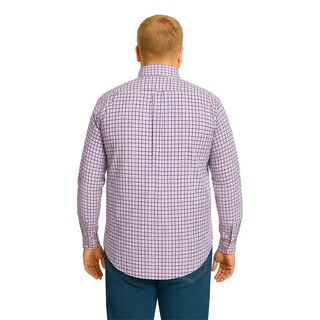 Foto 2 | Foto 2 | Camisa Tallas Grandes Hombre Cuadros Morados Big Kong