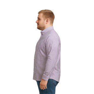 Foto 4 | Foto 4 | Camisa Rayas Morado Para Hombre Big Kong Talla Grande