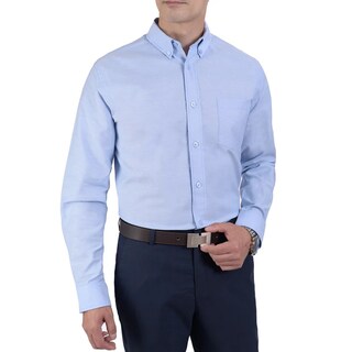 Foto 1 | Foto 1 | Camisa Casual Yale Manga Larga Tela Oxford Regular Fit 3216 Azul Cielo