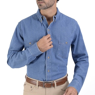 Foto 2 | Foto 2 | Camisa de Mezclilla Yale Manga Larga Regular Fit 3516 para Hombre