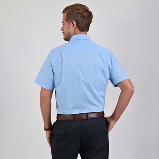 Foto 4 | Foto 4 | Camisa Yale Manga Corta Regular Fit 7298 Azul Cielo