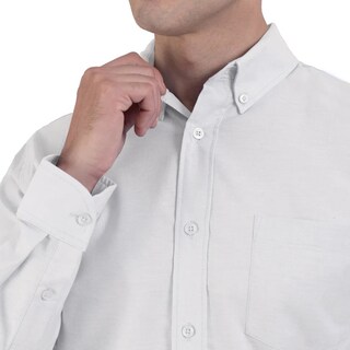 Foto 4 | Foto 4 | Camisa Casual Yale Manga Larga Tela Oxford Regular Fit 3216 Blanco