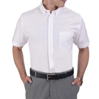 Foto 1 | Foto 1 | Camisa Casual Yale Manga Corta Tela Oxford Classic Fit 3216 Blanco