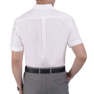 Foto 2 | Foto 2 | Camisa Casual Yale Manga Corta Tela Oxford Classic Fit 3216 Blanco