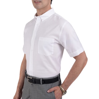 Foto 3 | Foto 3 | Camisa Casual Yale Manga Corta Tela Oxford Classic Fit 3216 Blanco