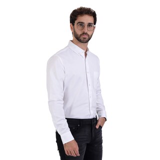 Foto 3 | Foto 3 | Camisa Casual Supply Manga Larga 6602 Blanco para Hombre