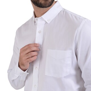 Foto 1 | Foto 1 | Camisa Casual Supply Manga Larga 6602 Blanco para Hombre